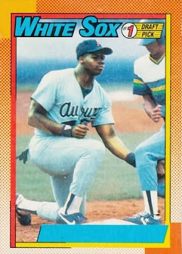 Frank Thomas 1990 Topps “No Name On Front” Rookie