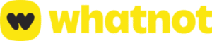 Whatnot yellow logo sign