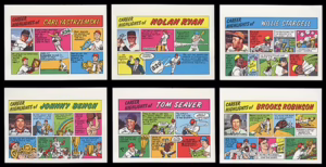 Topps Comics baseball cards presentation